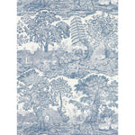 Highgrove Toile Wallpaper Tetbury Blue