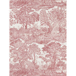 Highgrove Toile Wallpaper Madder Rose