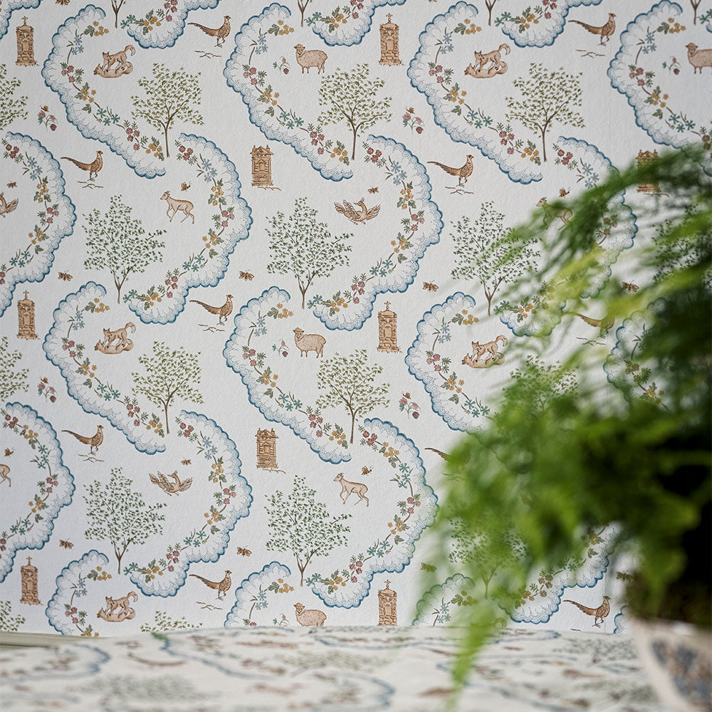 Wildflower Meadow Wallpaper (Various Colours)