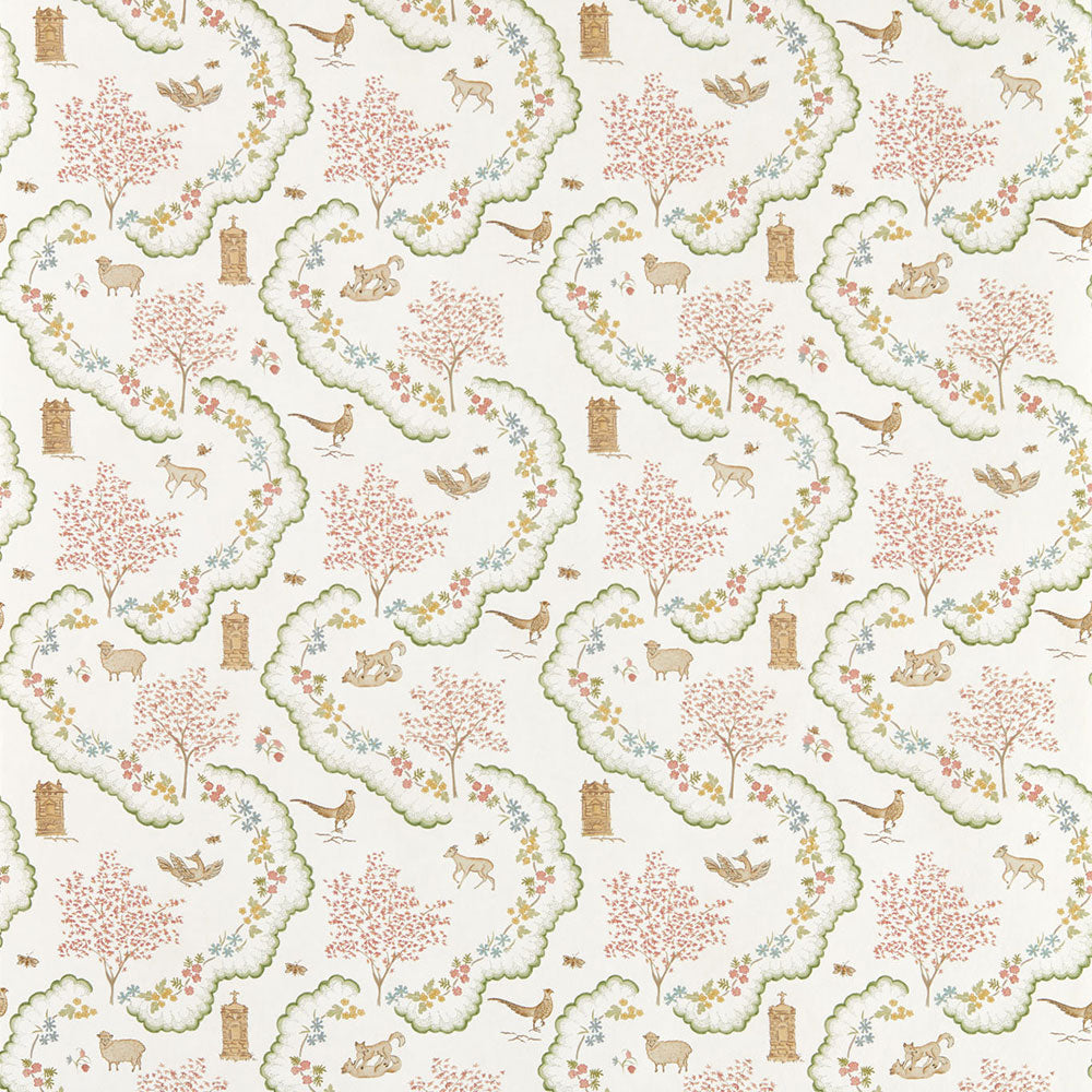 Wildflower Meadow Wallpaper Pearl