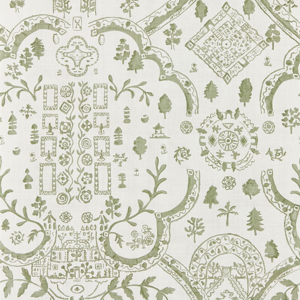 Topiary View Wallpaper Thyme