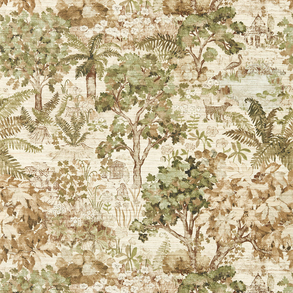 The Stumpery Wallpaper Lichen