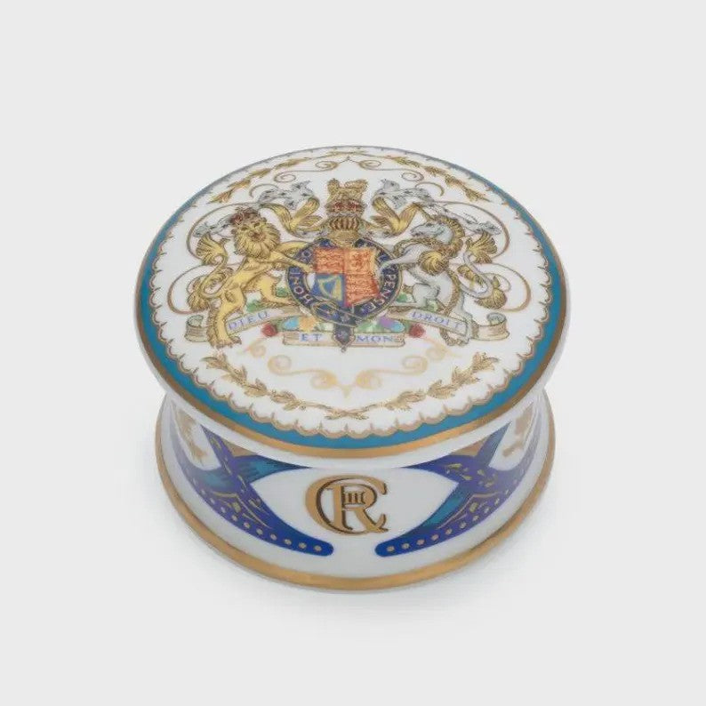 Royal Collection Coronation Fine Bone China Pillbox