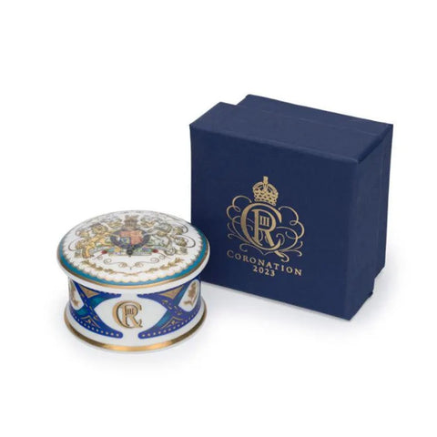 Royal Collection Coronation Fine Bone China Pillbox