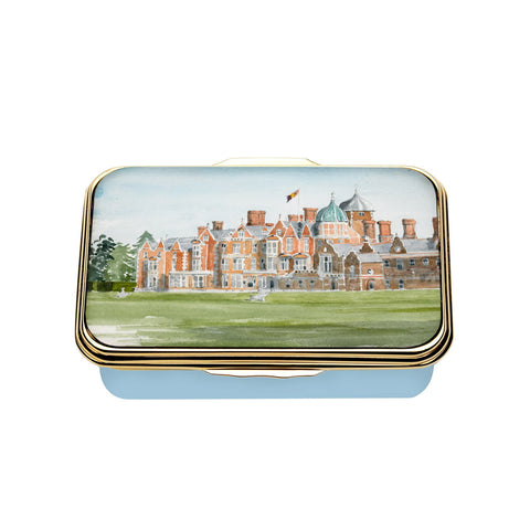 Sandringham House Small Enamel Trinket Box