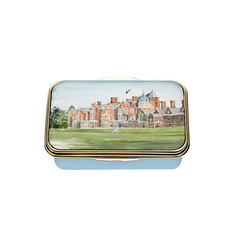 Sandringham House Small Enamel Trinket Box