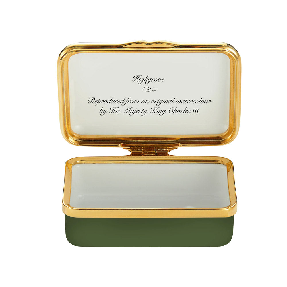 Highgrove House Small Enamel Trinket Box