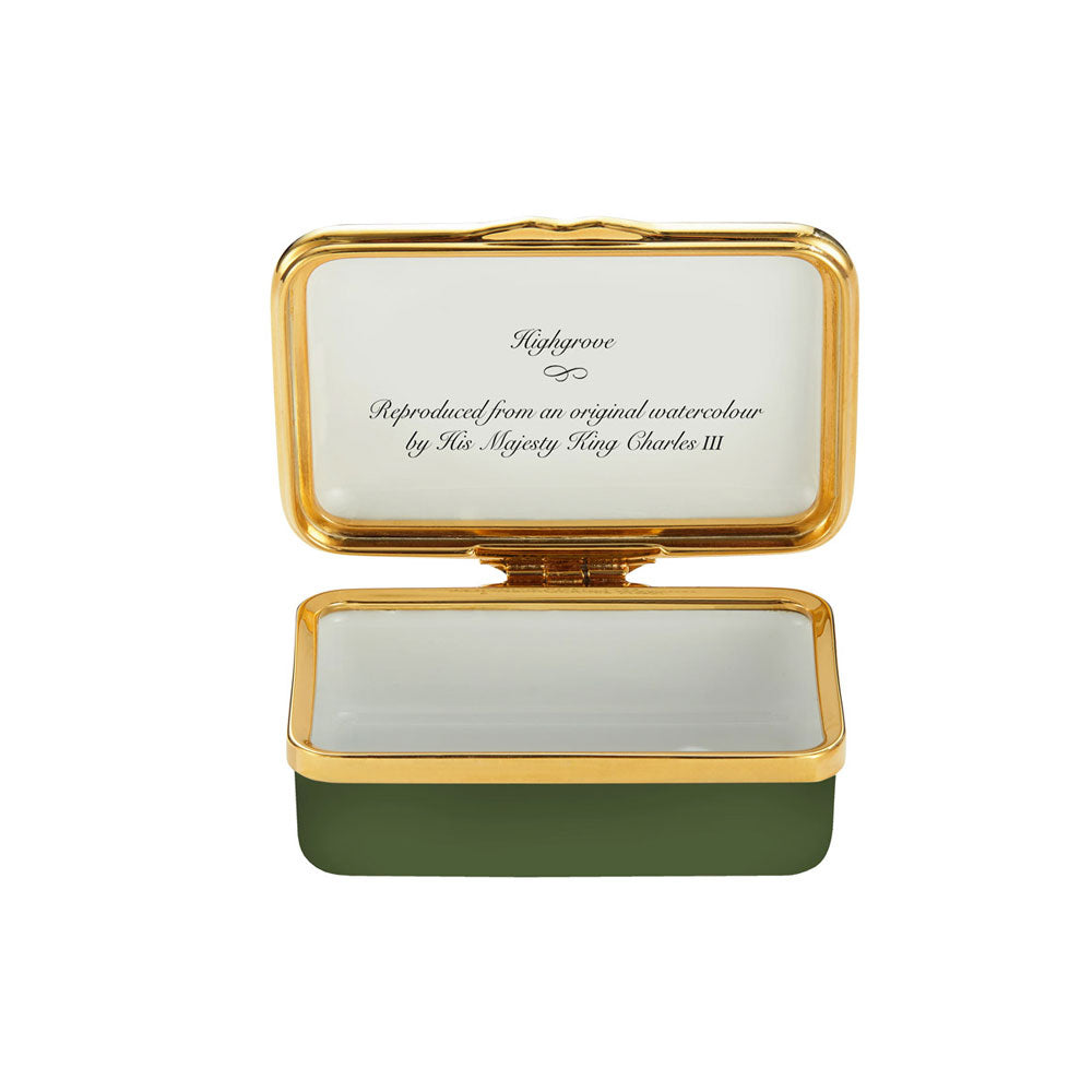 Highgrove House Small Enamel Trinket Box