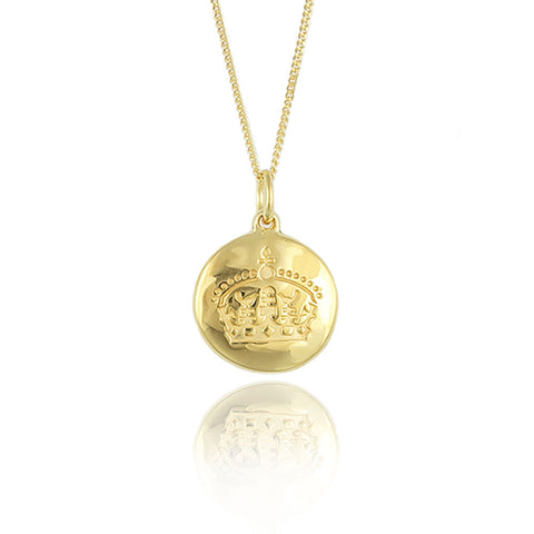 Highgrove Crown Gold-Plated Pendant