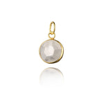Yakhak Milky Rock Crystal Quartz Charm