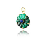 Friya Green Flower Charm