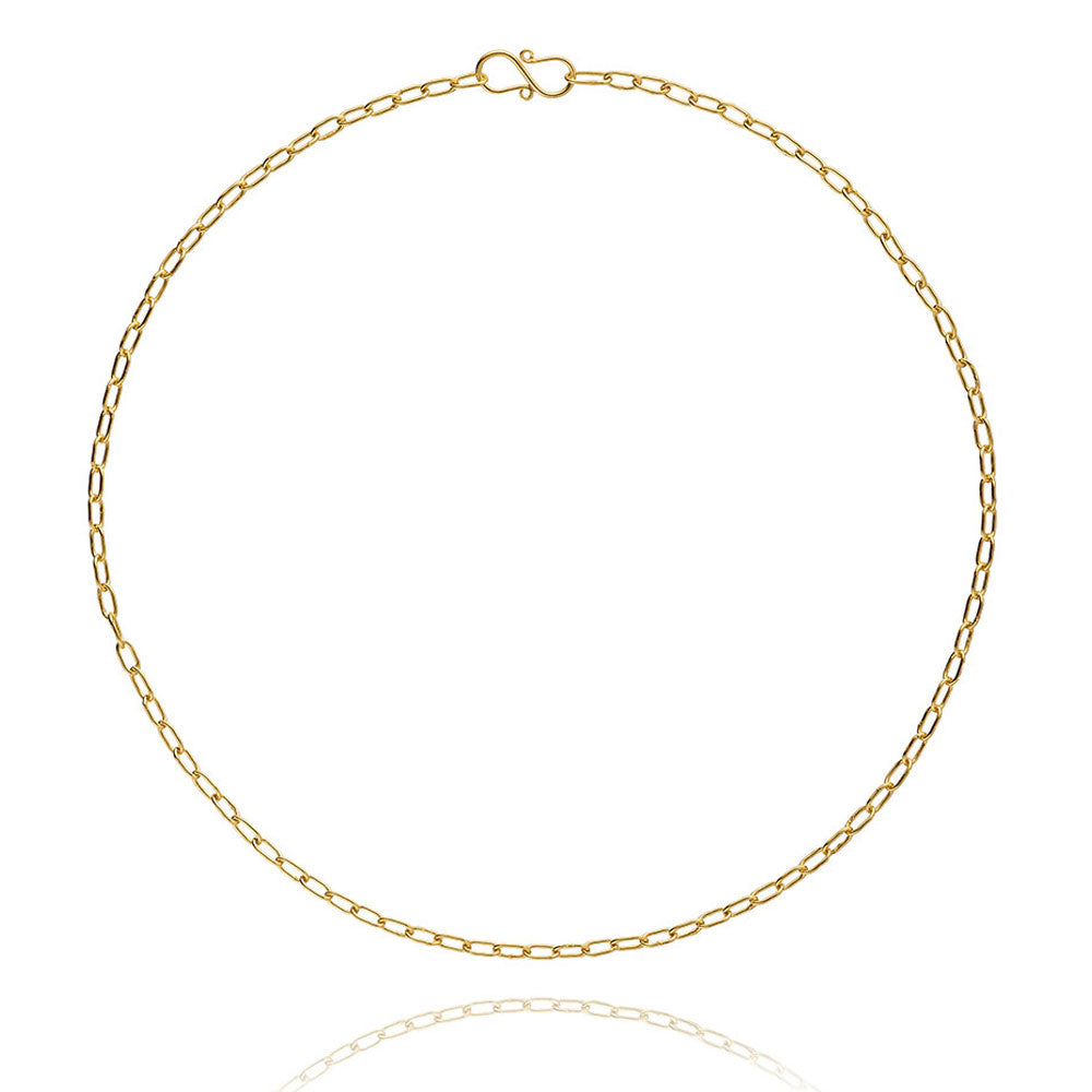 Gold Alt Chain Charm Necklace main image 0