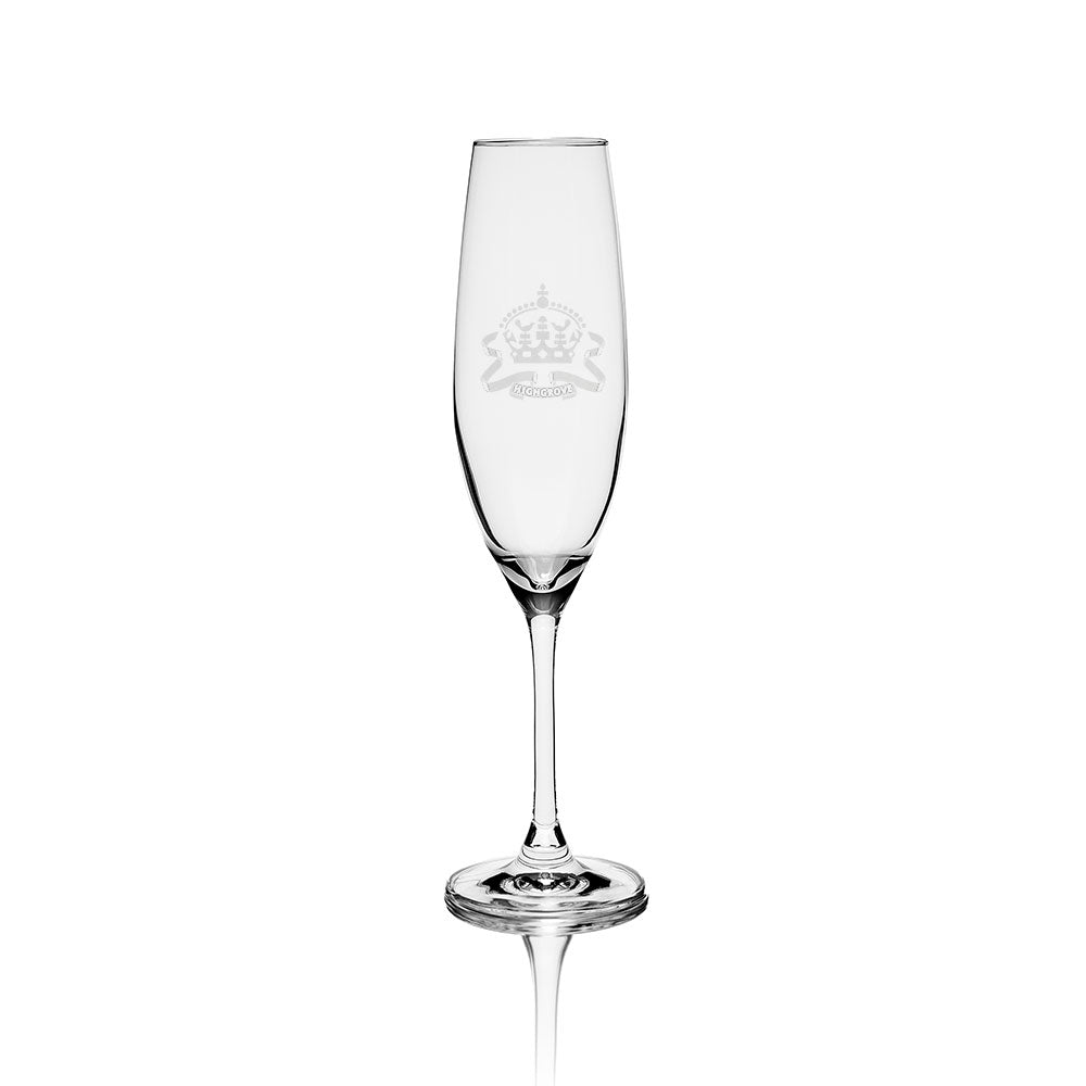 Highgrove Crown Engraved Champagne Flute