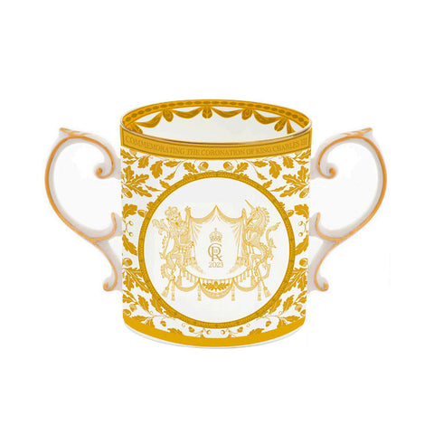 Fine Bone China Coronation Gold Loving Cup
