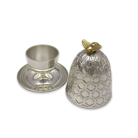 Bee Honeycomb Egg Cup and Lid