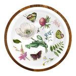 Country Garden Wooden Salad Bowl