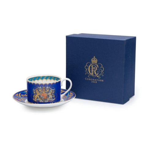 Royal Collection Coronation Fine Bone China Teacup & Saucer