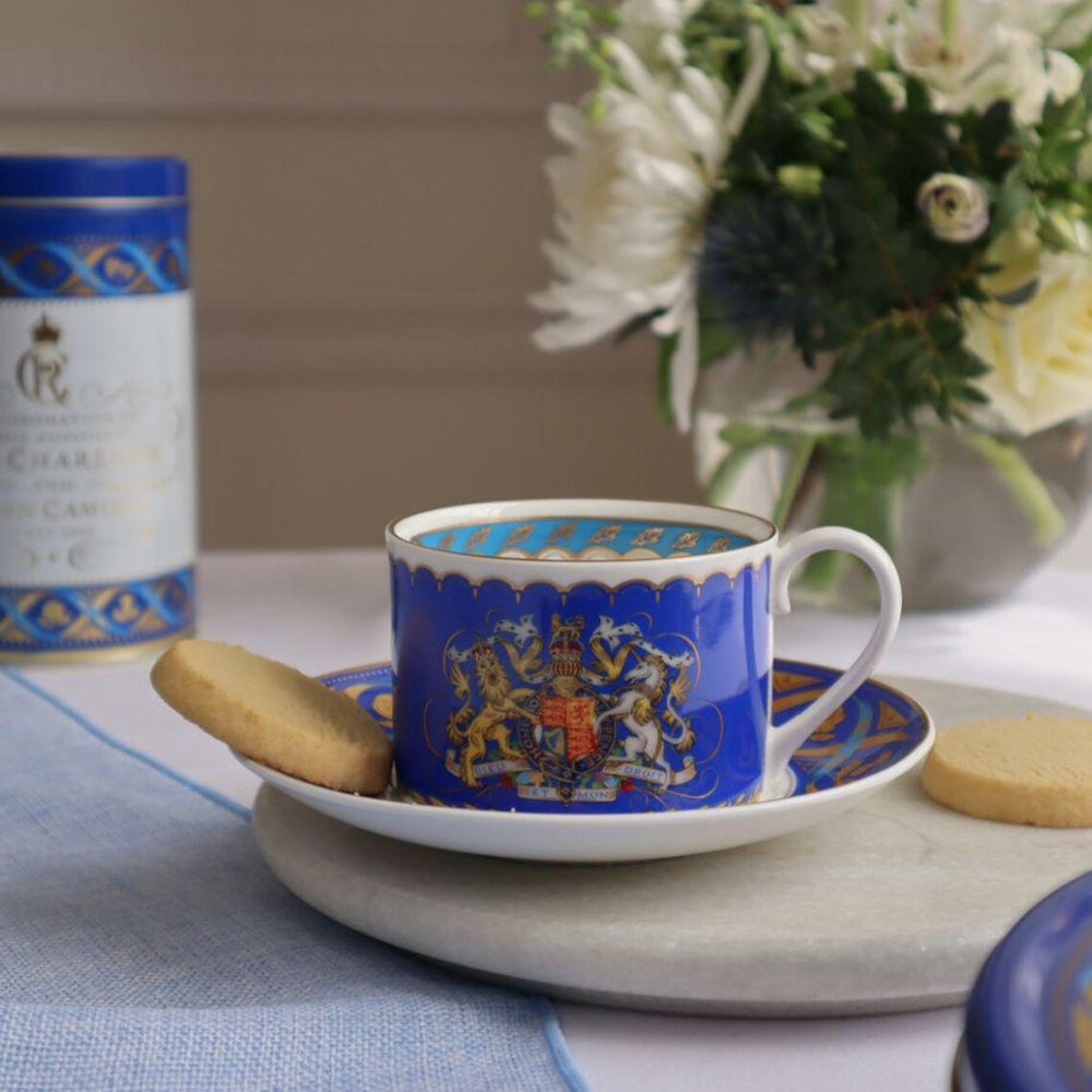 Royal Collection Coronation Fine Bone China Teacup & Saucer