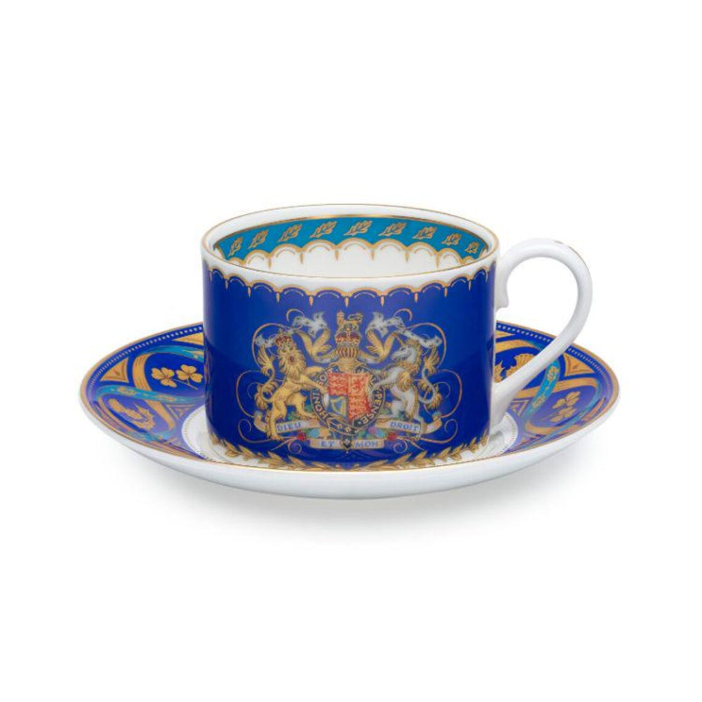 Royal Collection Coronation Fine Bone China Teacup & Saucer