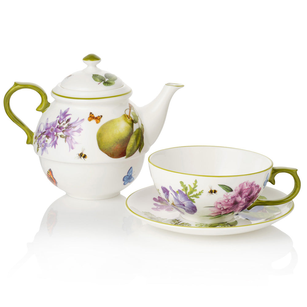 Highgrove Gardens Fine Bone China Tea for One Set