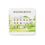 Highgrove House Coaster Illustrated Design