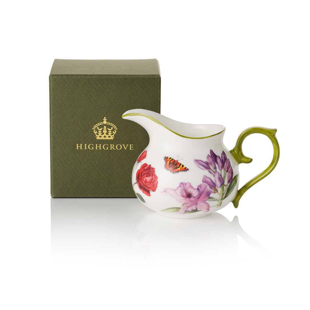 Highgrove Gardens Fine Bone China Small Creamer Jug with Gift Box