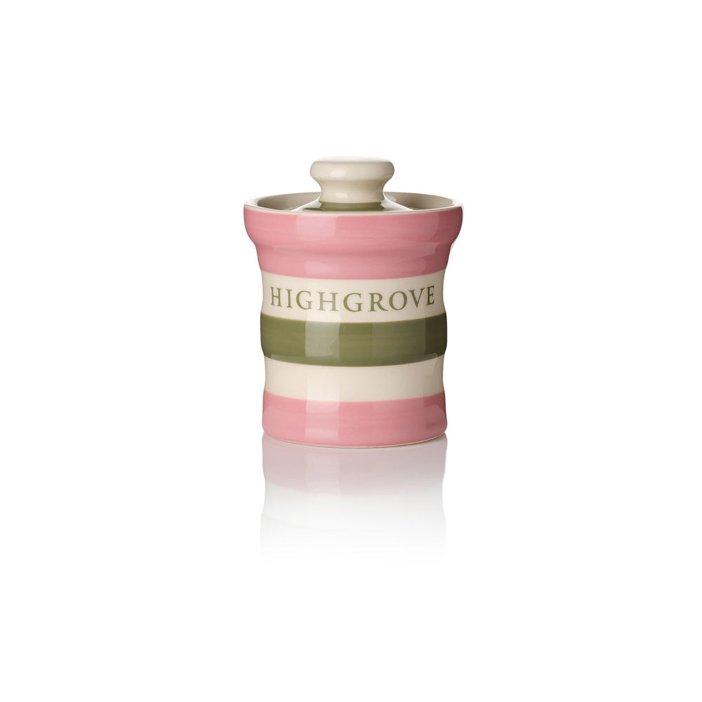 Cornishware Jam / Honey Pot