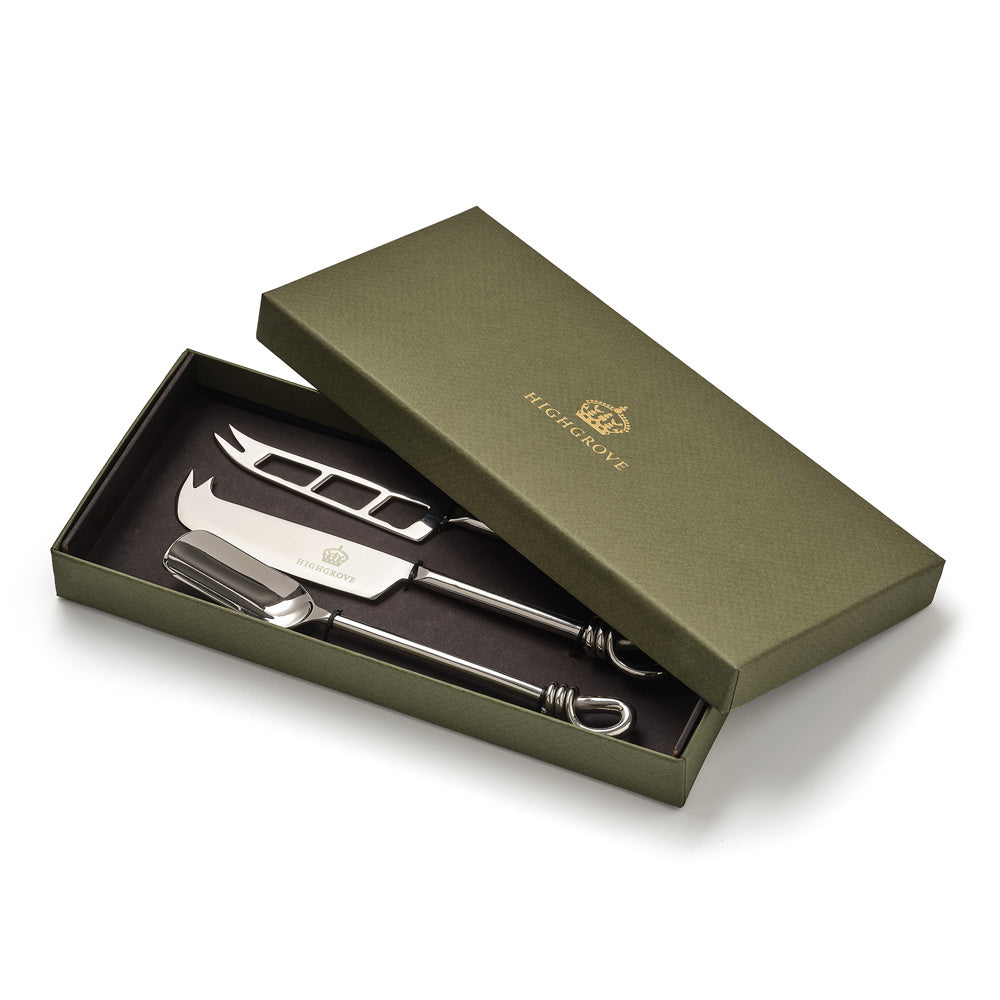Highgrove Traditional Cheese Knife Set (Set of 3)