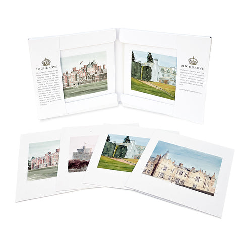 HRH The Prince Charles, Prince of Wales ‘Royal Residences’ Watercolours Notecard Wallet