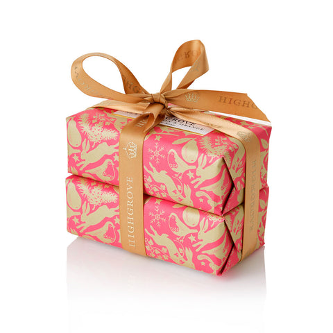 Fragranced Organic Christmas Cinnamon & Orange Soap (Set of Two)
