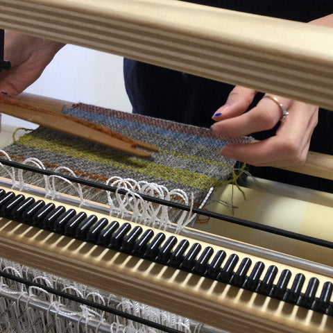 Weaving and Dressing a Table Loom using British Wool
