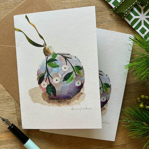 Christmas Bauble Collage Workshop (Half-Day)