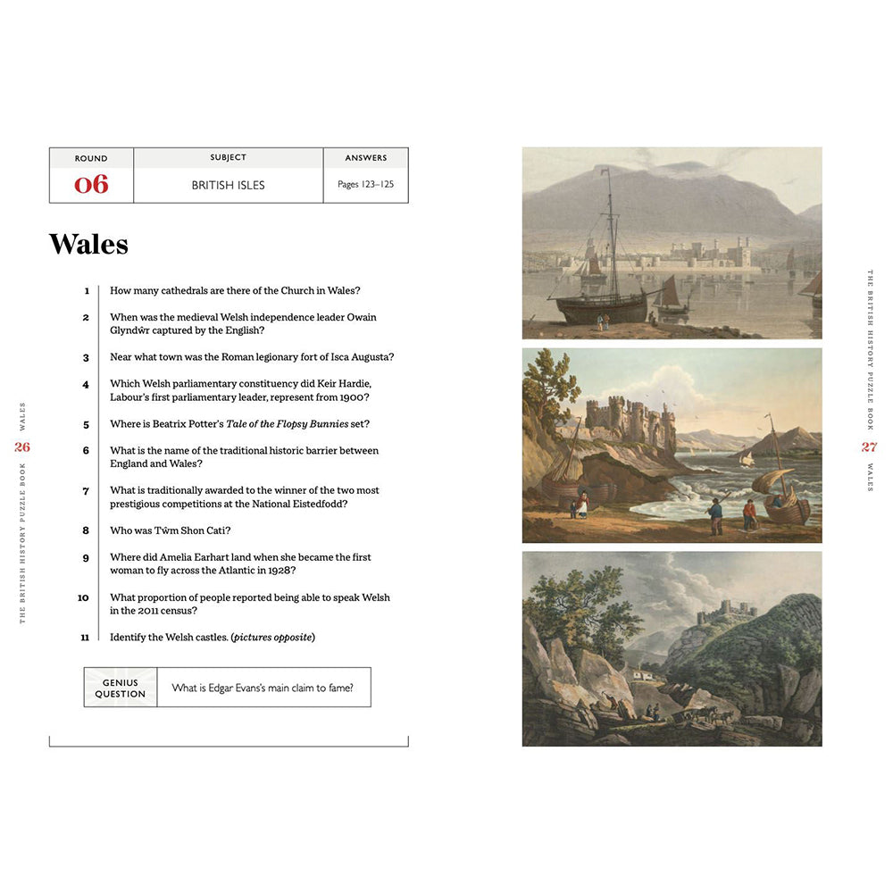 The British History Puzzle Book Wales