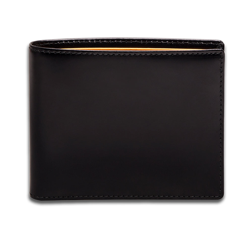Black and London Tan Wallet with Coin Pocket