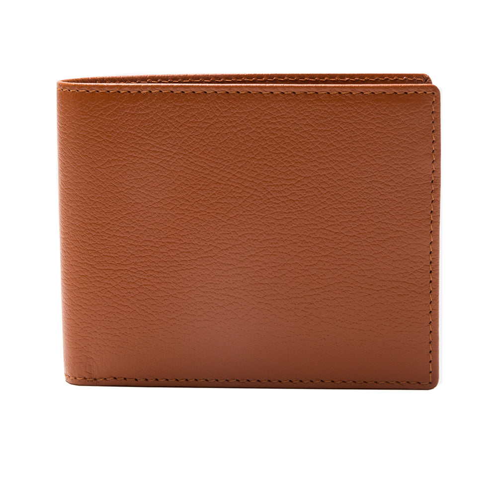 Tan Curved Credit Card Wallet