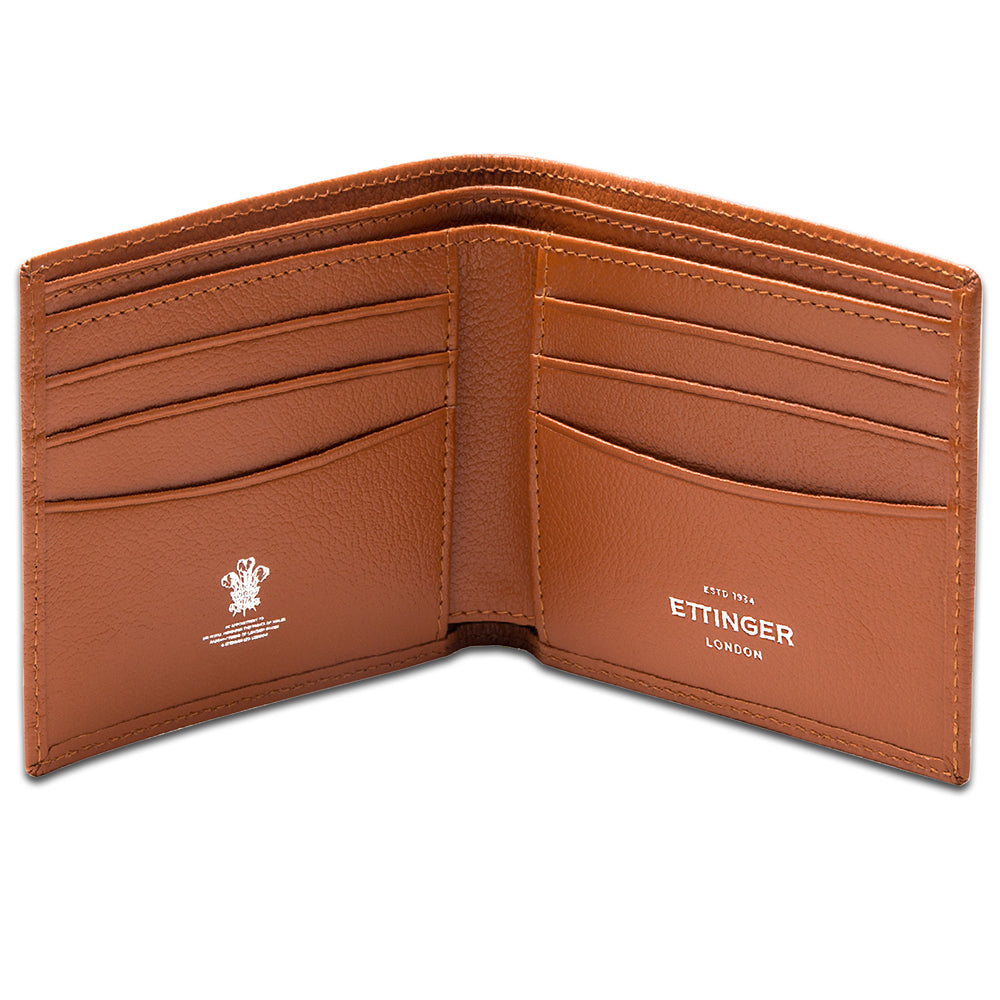 Tan Curved Credit Card Wallet