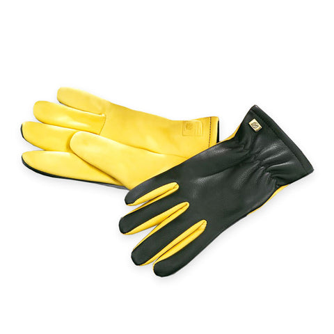 Women’s Dry Touch RHS Gold Leaf Leather Gardening Gloves