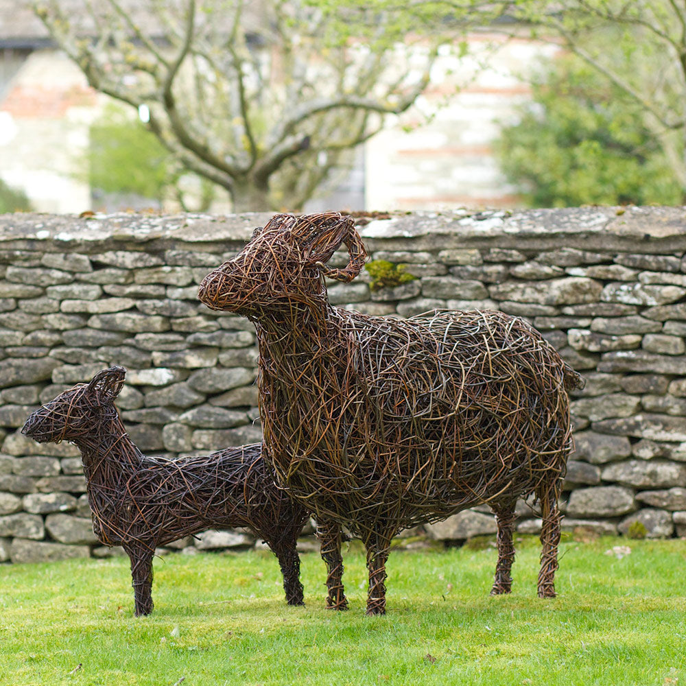 Swaledale Ewe Sheep Willow Sculpture