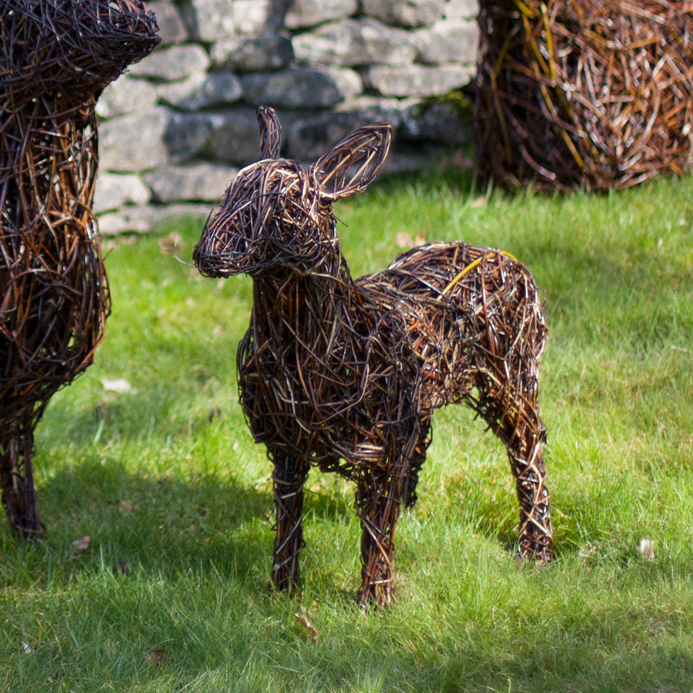Cotswold Lamb Willow Sculpture