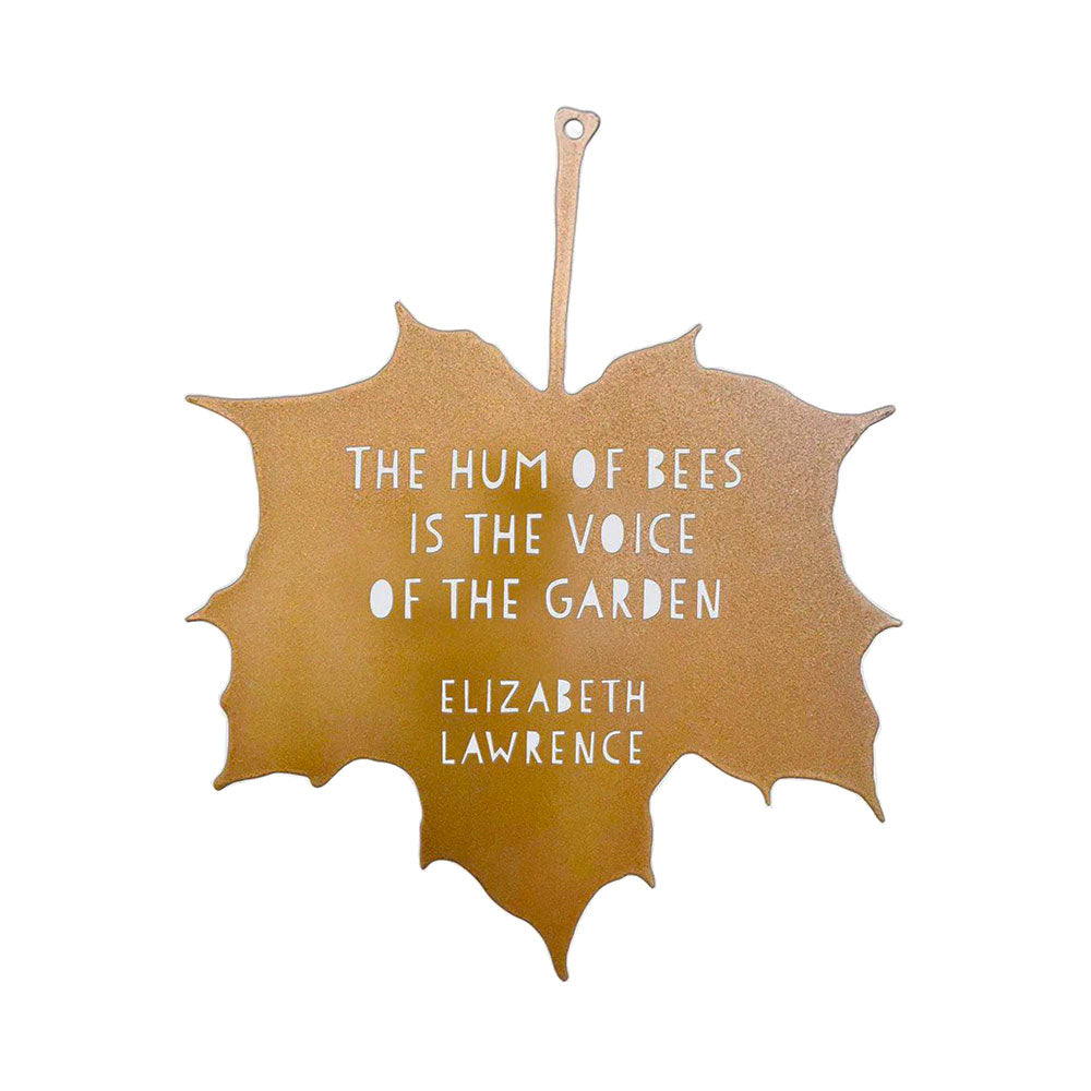 ‘The Hum of Bees’ Decorative Leaf