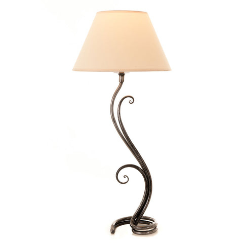 Hand-Forged Fern Table Lamp