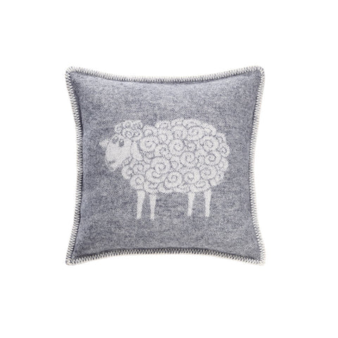 Grey Sheep Lambswool Cushion