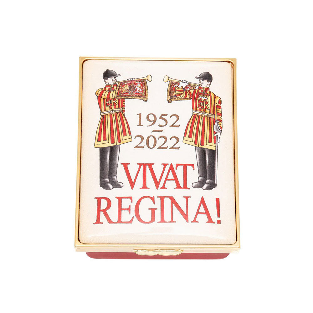 Vivat Regina 'Royal Fanfare' Enamel Box