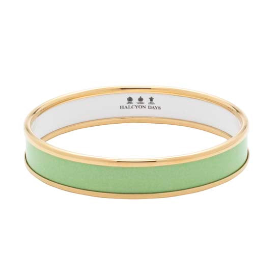 Meadow Green and Gold Bangle