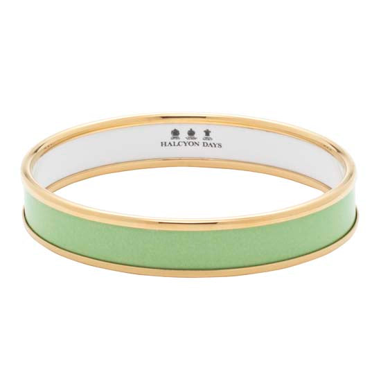 Meadow Green and Gold Bangle