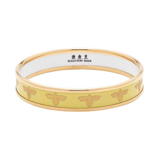 Halcyon Days Buttercup Yellow and Gold Bee Bangle | Highgrove Shop ...