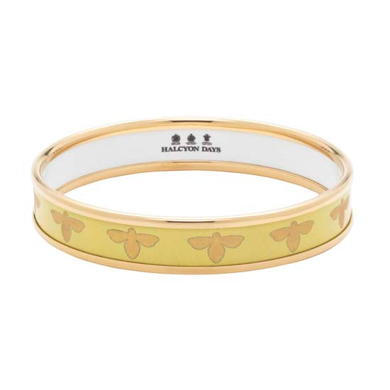 Buttercup Yellow and Gold Bee Bangle