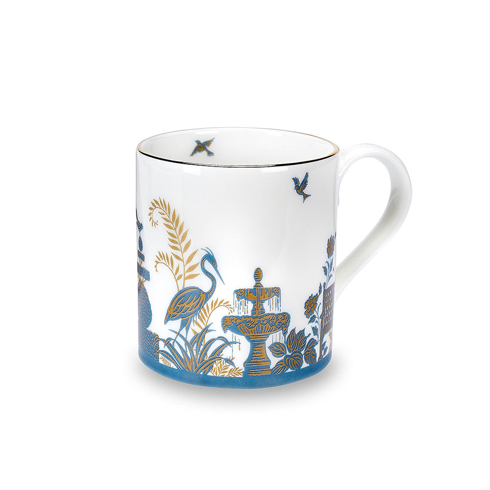 Royal Gardens Blue Fine Bone China Mug