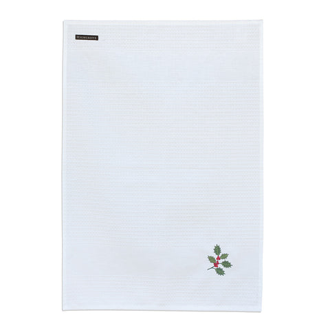 Christmas Holly Tea Towel