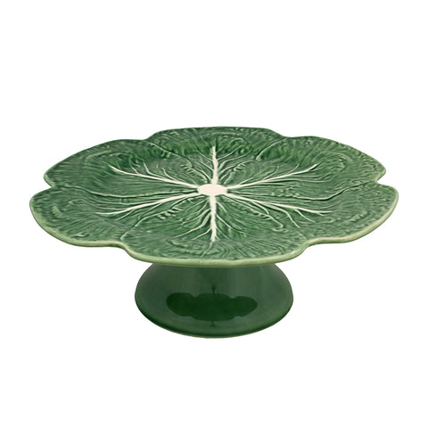 Cabbage Leaf Footed Cake Stand – Bordallo Pinheiro